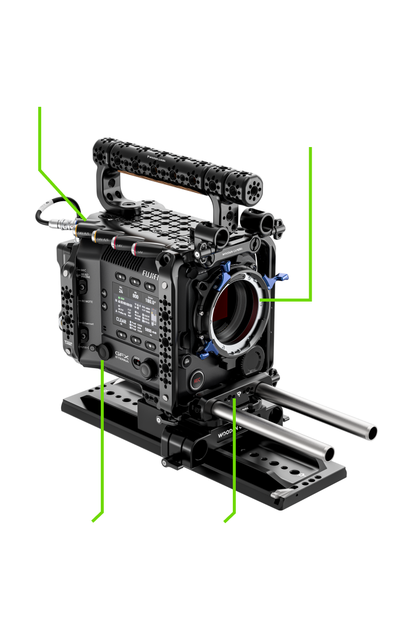Wooden Camera Fujifilm GFX Eterna 55 Call Out