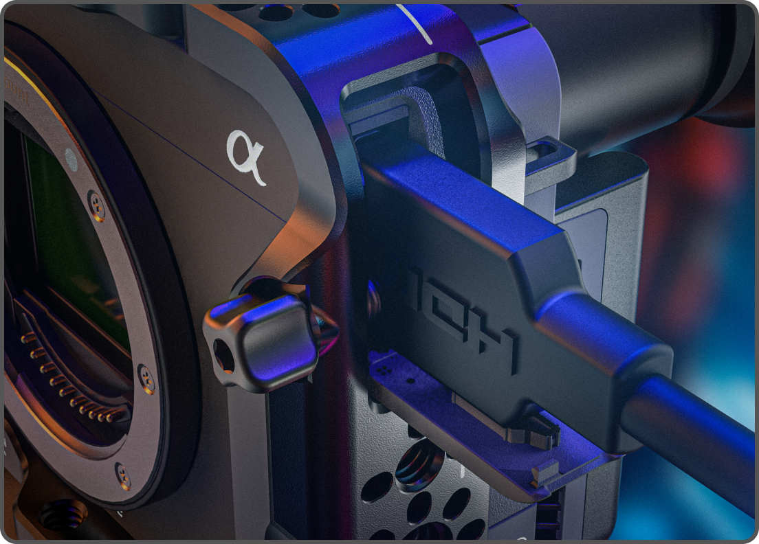 Wooden Camera Sony FX2 Built-in HDMI Cable Clamp