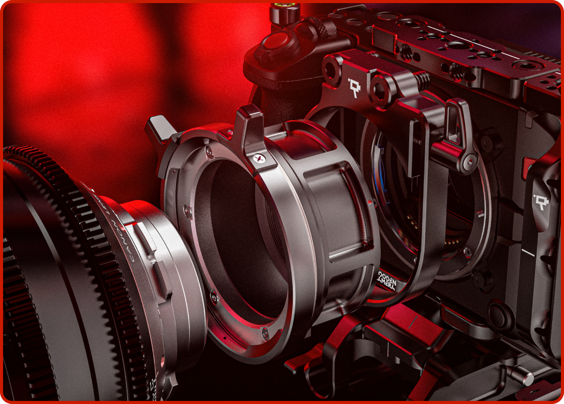 Wooden Camera Accessories for Canon EOSC50 RF to PL Lens Adapter Support